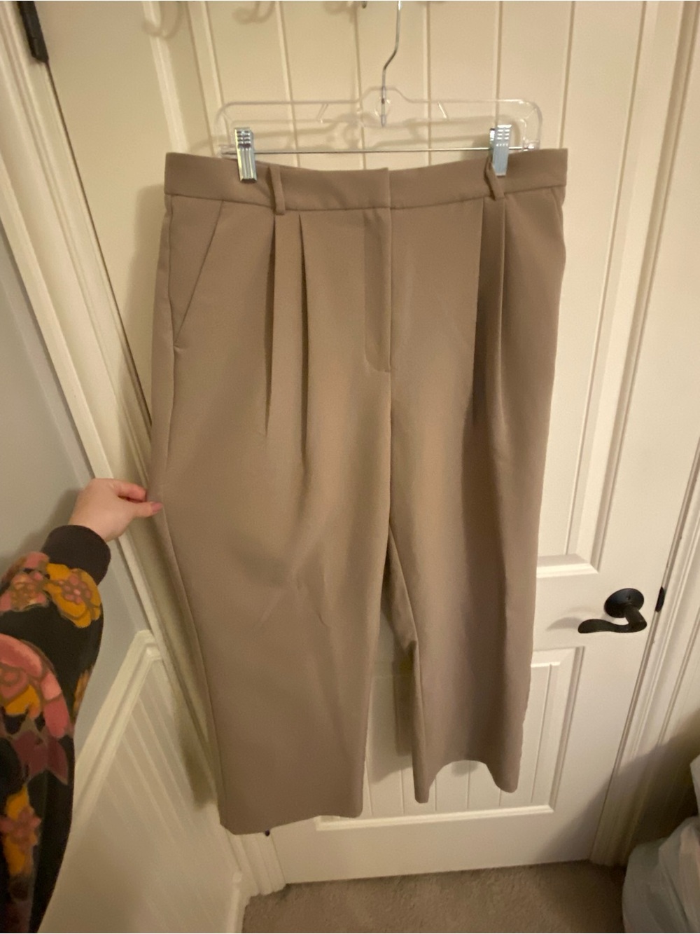 Abercrombie curve love tan dress pants size 33/16
